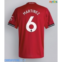 Camisa de time de futebol Manchester United Lisandro Martinez #6 Replicas 1º Equipamento 2025-26 Manga Curta